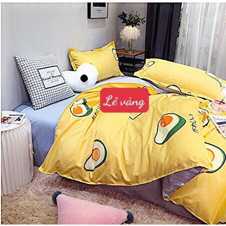 Vỏ chăn lồng ruột có khóa kéo vải cotton poly,đủ kích thước