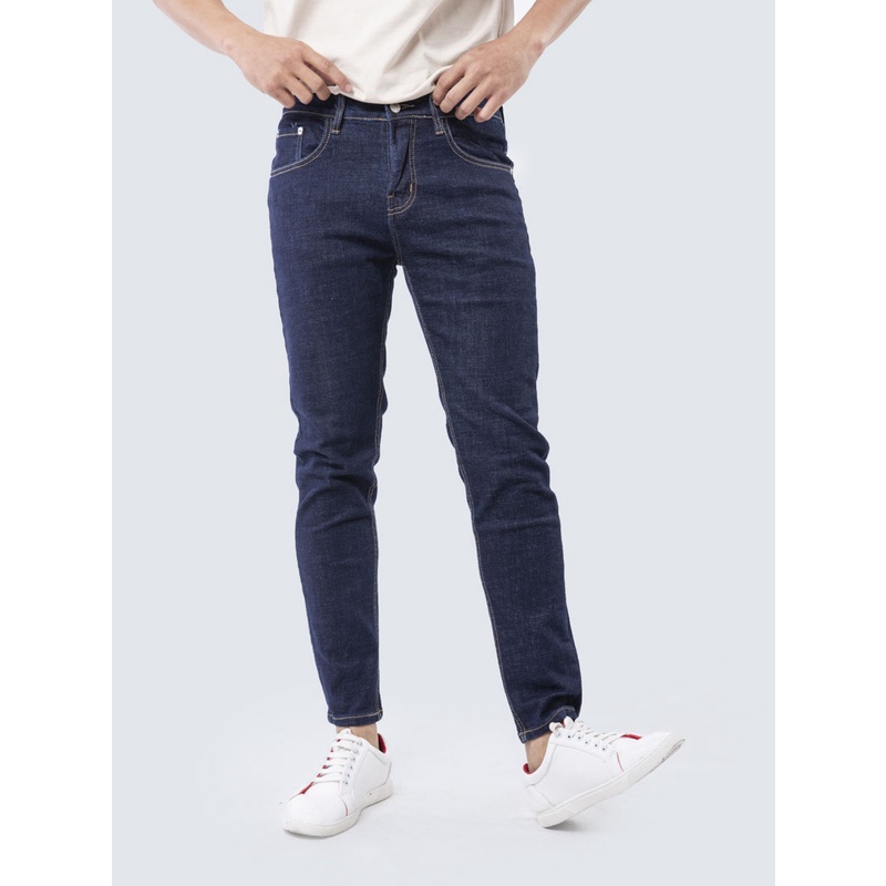 Quần Jean Nam Dài Rách ALLEN STORE Jean Cao Cấp, Vải Cotton Co Giãn Mạnh, Dày Dặn,Phom Body AL9373