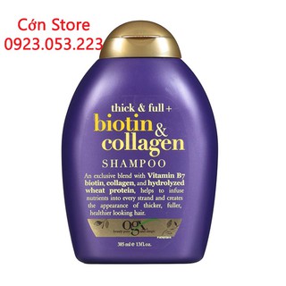 Cặp Dầu gội xả Biotin collagen Tím
