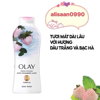 SỮA TẮM OLAY DÂU TRẮNG VÀ BẠC HÀ 364ML