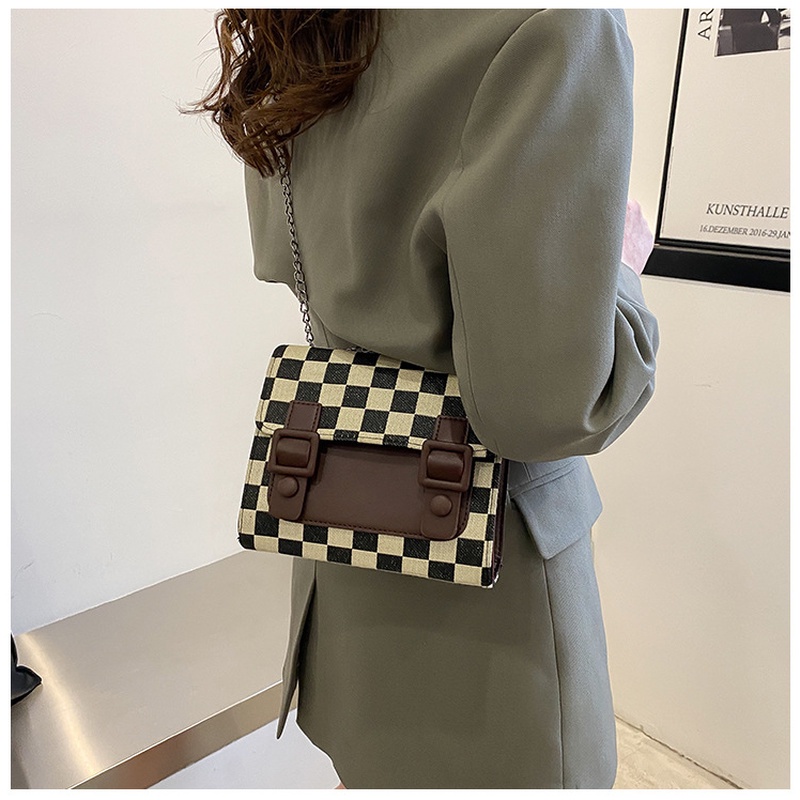 Túi Đeo Chéo Vai Hình Vuông Nhỏ Phong Cách Hàn Quốc Cổ Điển NB00324