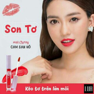 Màu cam cầu vòng lên môi sang chảnh, Son Tơ Lụa 4D nhập khẩu từ Hàn Quốc