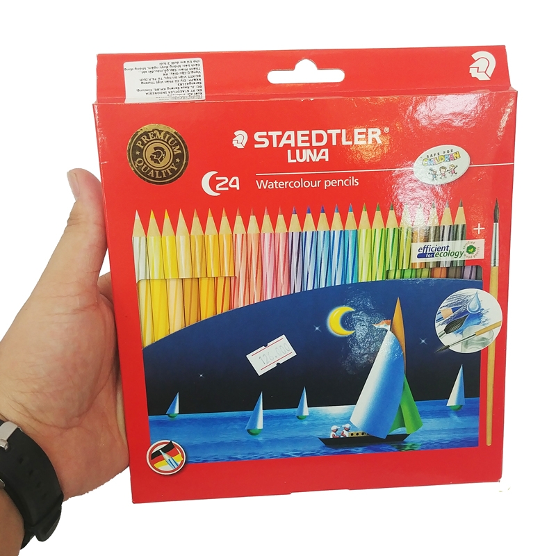 Chì Màu Nước 24 Màu - Staedtler Luna 137 10 C24 - Staedtler