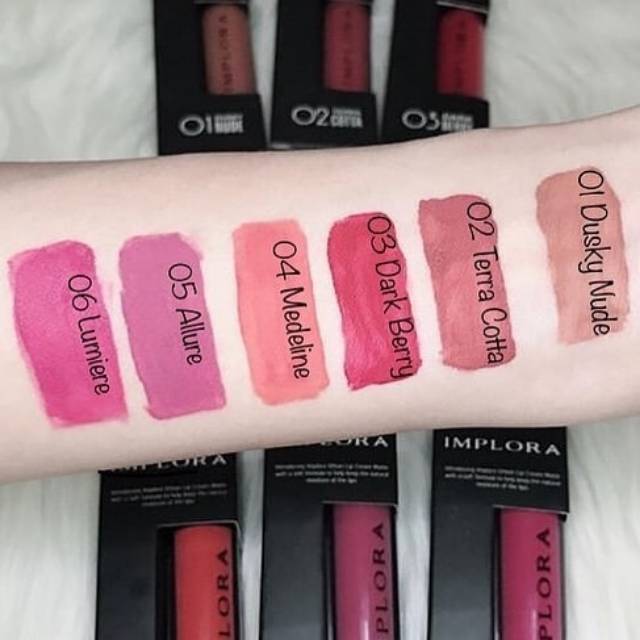(hàng Mới Về) Son Kem Lì Bpom Implora Màu Sắc Thời Trang | BigBuy360 - bigbuy360.vn