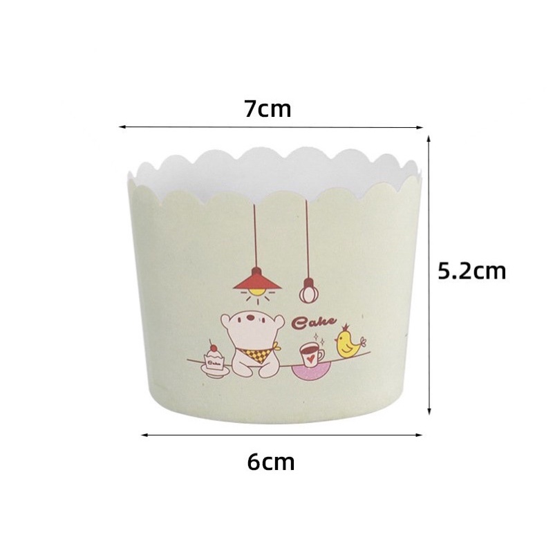 Cupcake giấy cứng 7cm - 50 cái