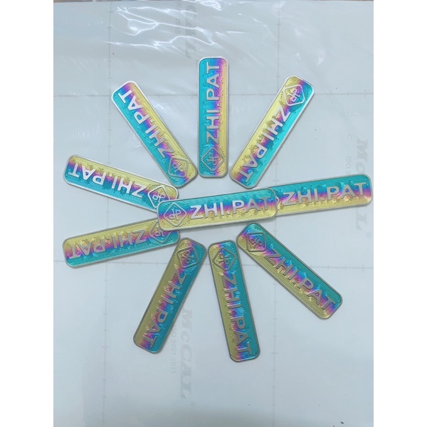 (Giá Đặc Biệt) LôGô Titan ZinPat Có Sẵn Keo 3M Gắn Nhiều Vị Trí Trên Xe