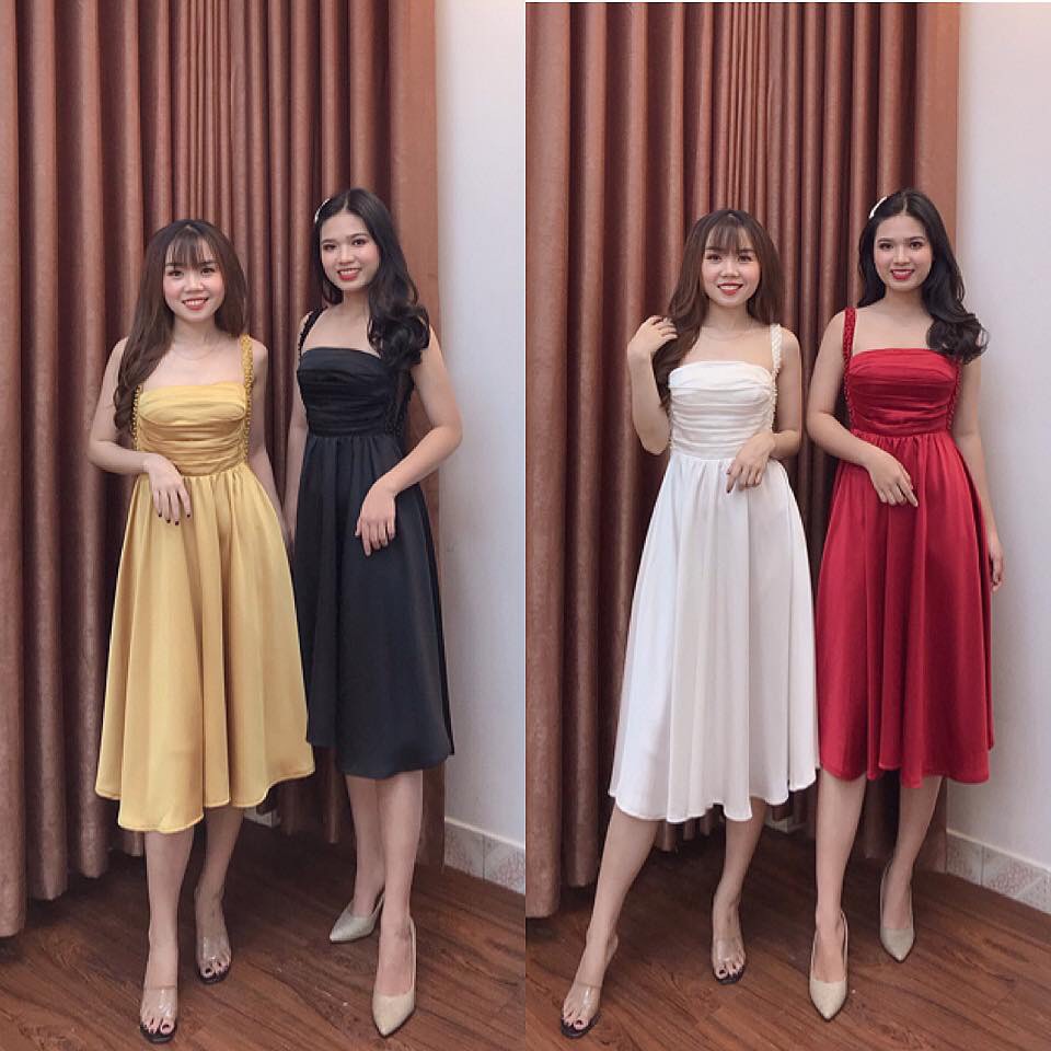 Đầm dự tiệc đính hạt phi cao cấp siêu đẹp | BigBuy360 - bigbuy360.vn