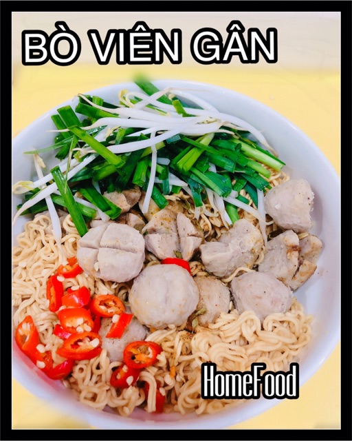 BÒ VIÊN GÂN (500g)có Nhỏ và To