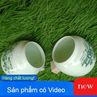 Cóng ăn cho chim họa mi và khướu-bộ 2 cóng-phụ kiện ăn uống cho chim