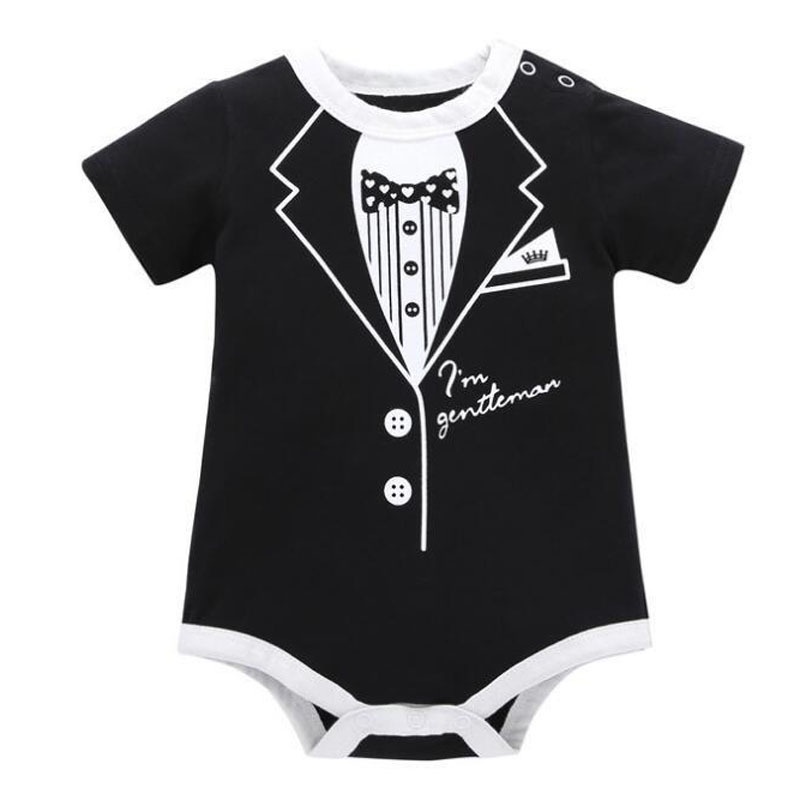 Áo liền quần tam giác tay ngắn chất liệu Cotton in họa tiết One Piece cho bé sơ sinh 0-18 tháng tuổi