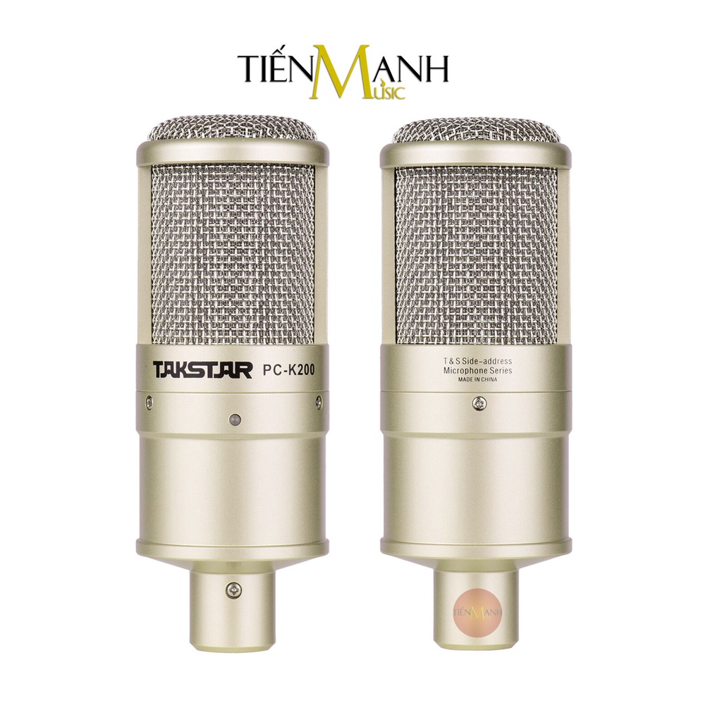 [Tặng Màng Lọc, Chính Hãng] Micro Takstar PC-K200 - Mic Thu Âm Livestream Phòng Thu Studio PC K200 Microphone PCK200