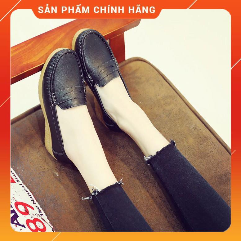 Giày nữ Moca, giày công sở ⚡️TẶNG TẤT GIẤY ⚡️ giày da mềm sang trọng, da cao cấp