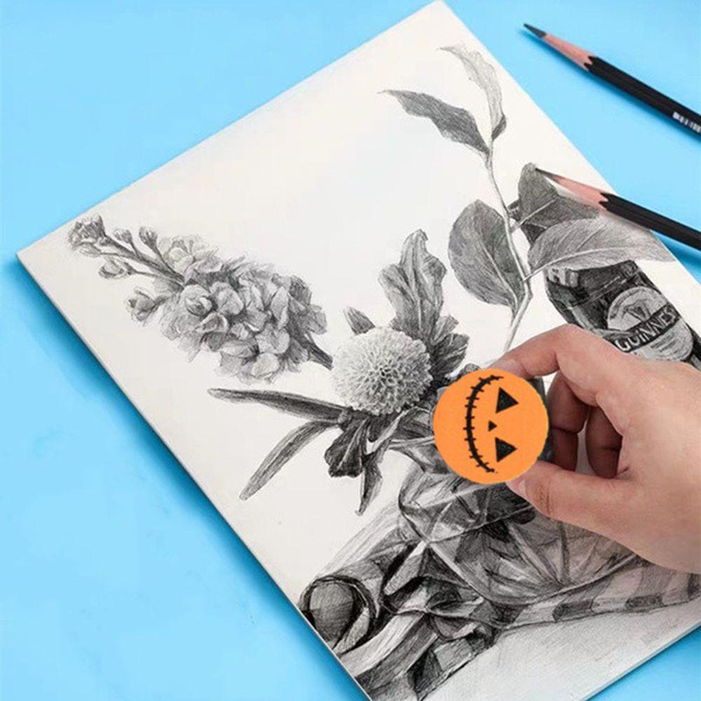 Gôm Tẩy Hình Bí Ngô Viền Mềm Sáng Tạo