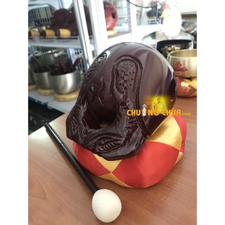 Mõ tụng kinh Đài Loan 4 inch (bộ gồm 1 mõ, 1 đế, 1 dùi)