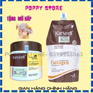Kem hấp tóc karseell, ủ tóc collagen, kem ủ tóc collagen karseell 500ml chính hãng