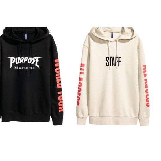 Áo Hoodie Hnm H & M Purpose World Tour Chest Sdf