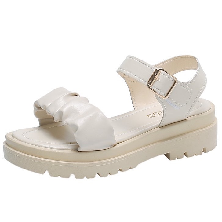 Sandal Học Sinh Quai Nhún Bèo  Đế 4 phân Hàng chuẩn Xịn Chất Đẹp