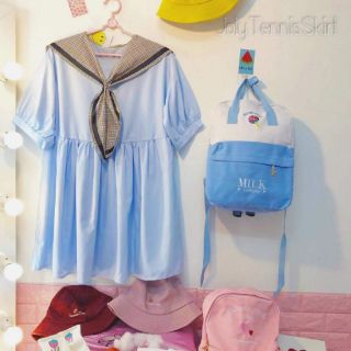 Đầm baby doll thủy thủ