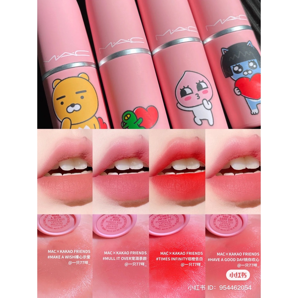 Son thỏi lì MAC Matte Lipstick Kakao Friends Limited Edition