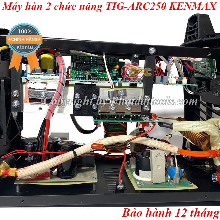 Máy hàn TIG/ARC-250 KENMAX 2 chức năng-Hàn inox,hàn que-Bảo Hành 12 tháng-Chính hãng Nhật Bản