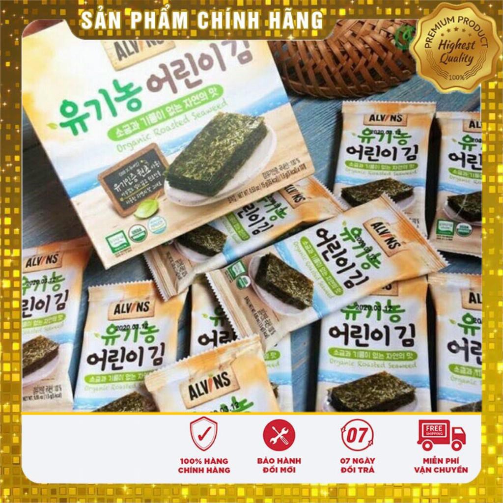 Rong Biển Tách Muối Ăn Liền ORGANIC ALVIN