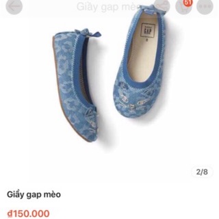 Giày gáp mèo siêu xinh