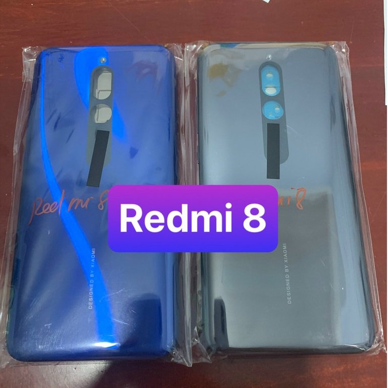 bộ vỏ xiaomi Redmi 8 loại zin đẹp đắt - gồm lưng,sườn,phím