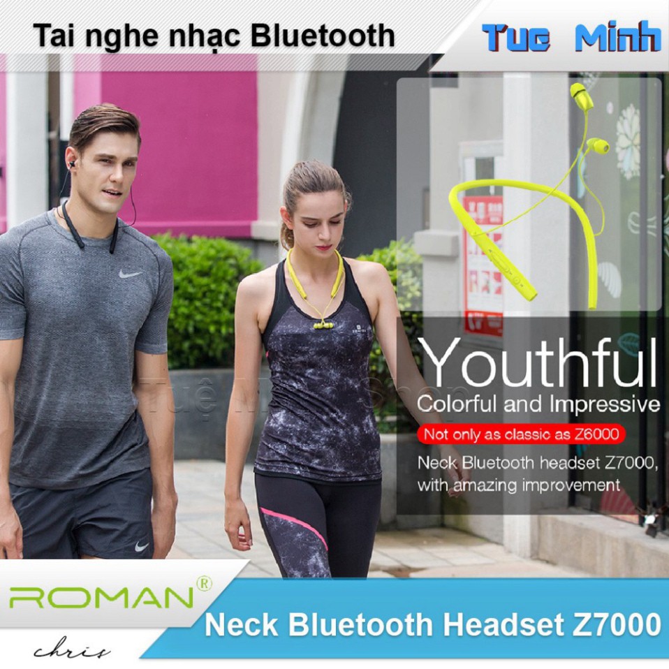 RẺ VÃI CHƯỞNG Tai nghe nhạc không dây Bluetooth Roman Z7000 RẺ VÃI CHƯỞNG