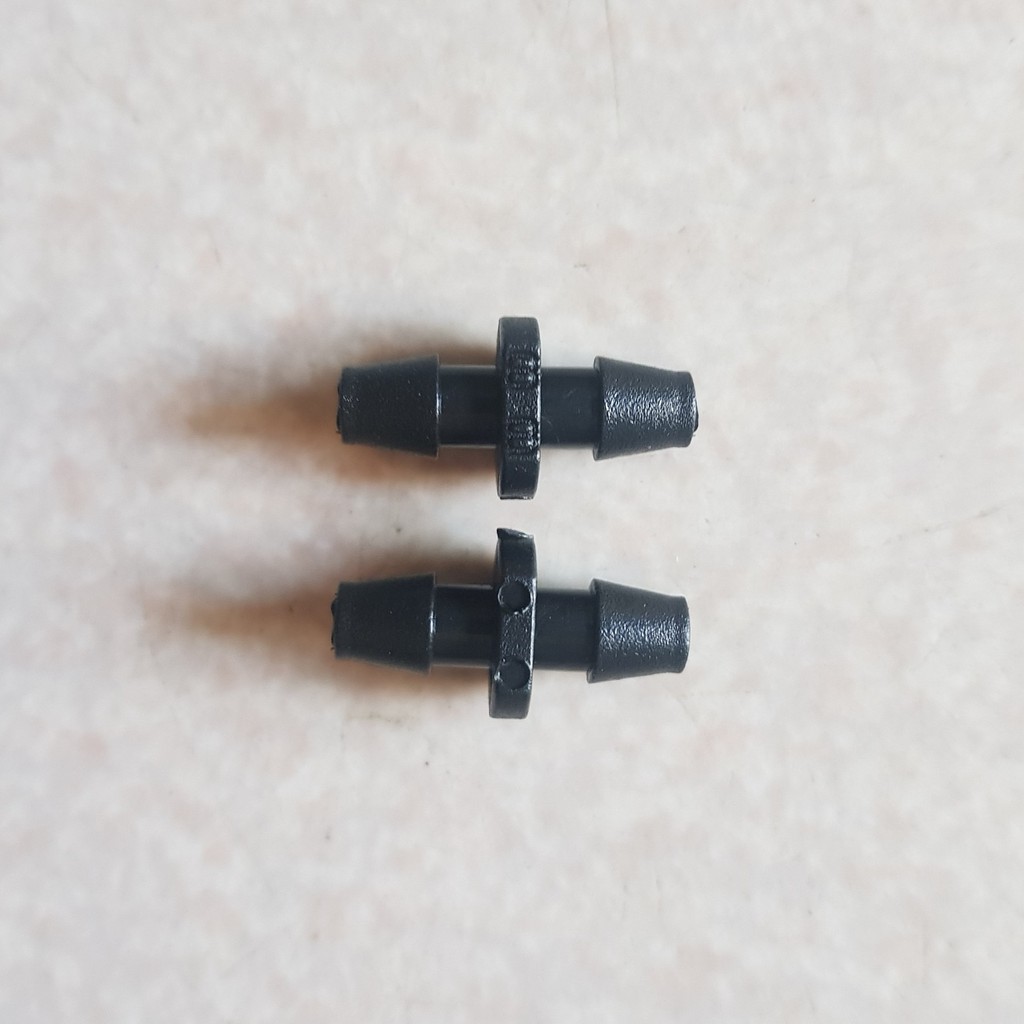 Giá sỉ Bịch 100 Khởi thủy ống LDPE 5/7mm - 2 đầu gài (đen)