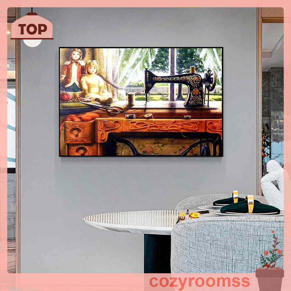 Bộ Tranh Thêu Chữ Thập Toàn Diện DIY Dùng Trang Trí Nhà Cửa