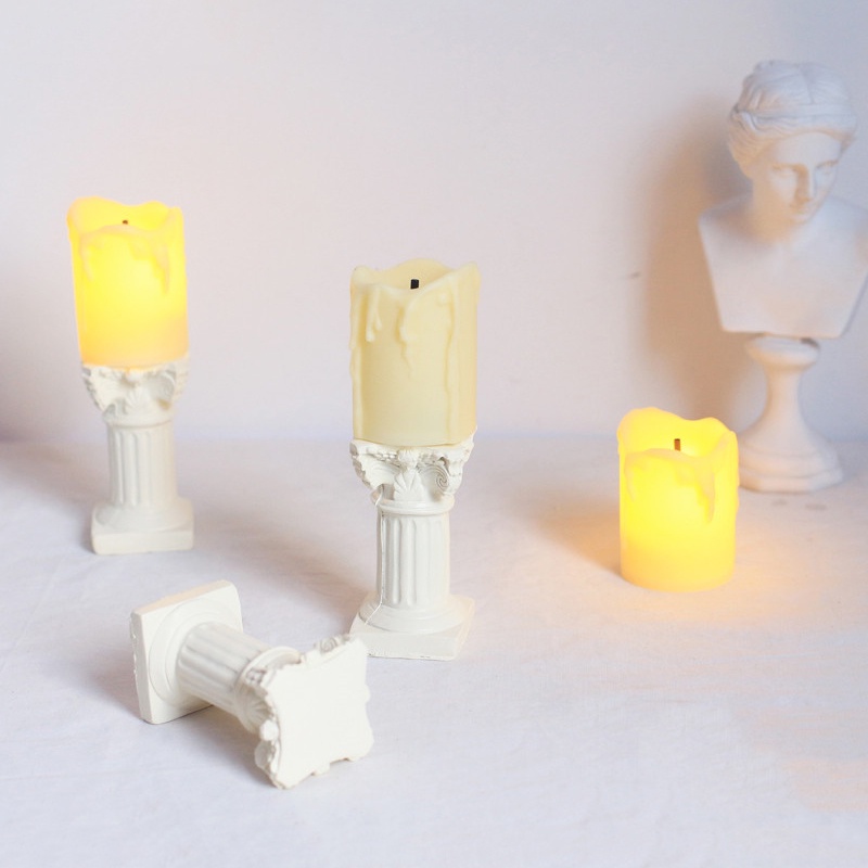 Đèn Ngủ Bóng LED Hình Ngọn Nến Giá Đỡ