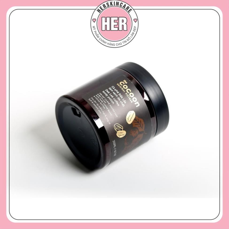 COCOON- Cà phê Đắk lắk làm sạch da chết 200ml (Dak lak coffee body polish) | BigBuy360 - bigbuy360.vn