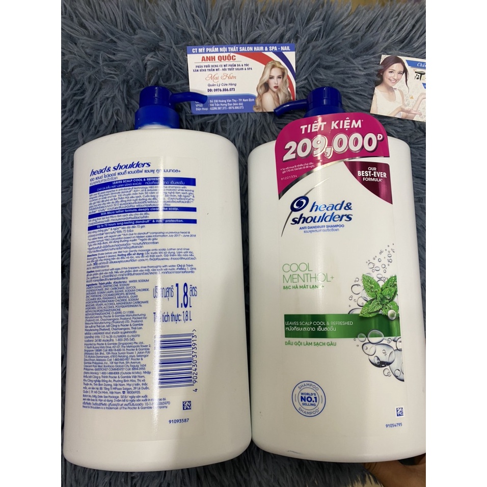 DẦU GỘI HEAD&SHOULDERS 1800ML