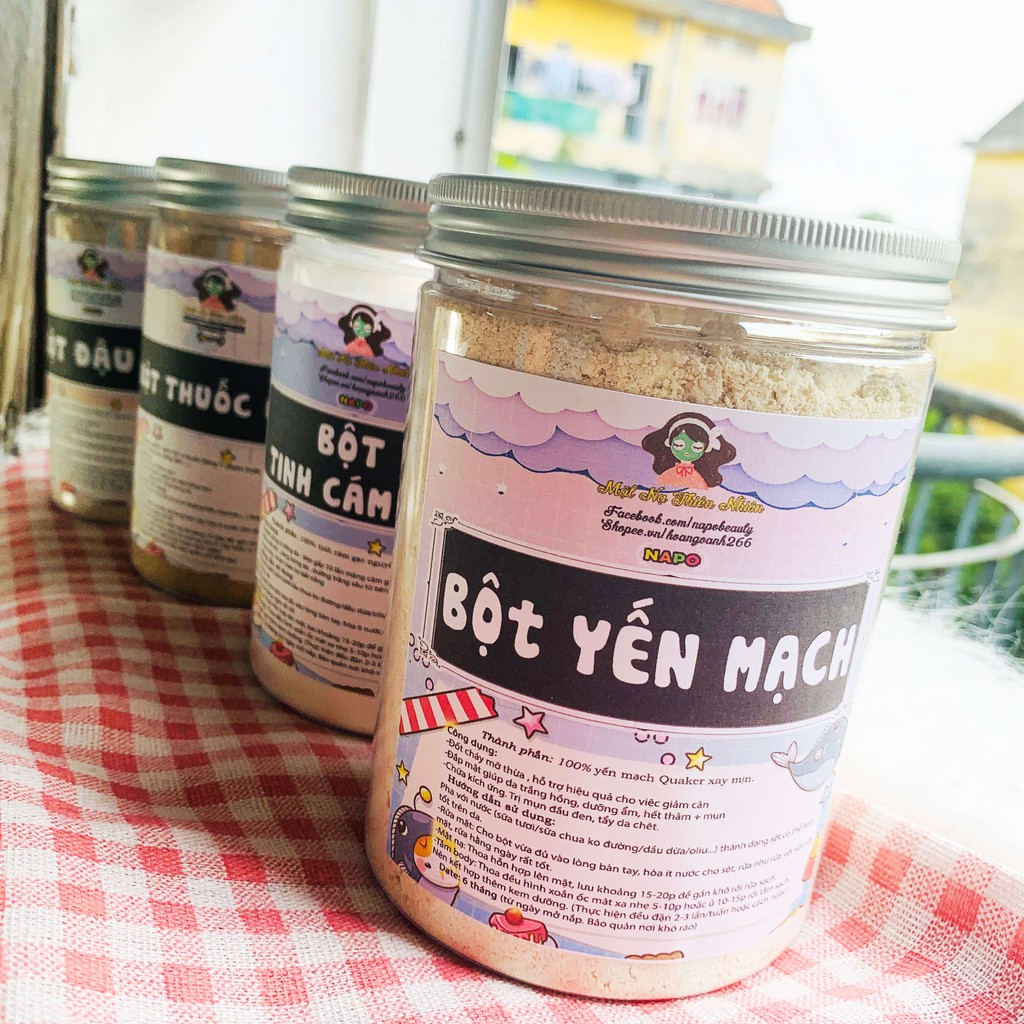 Hũ Mới -16 Loại Bột Thiên Nhiên Handmade