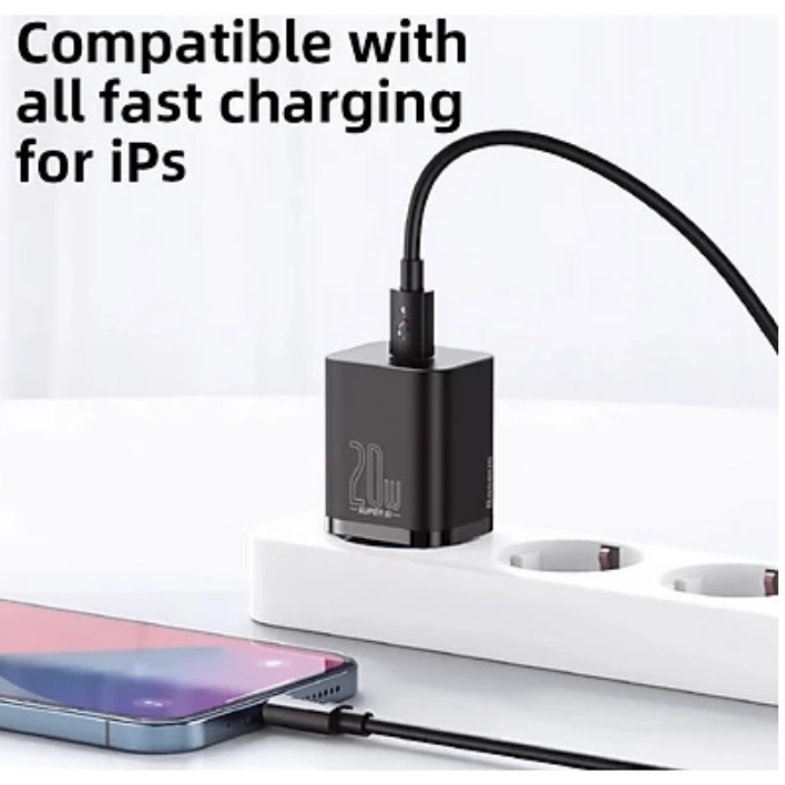 Bộ Củ Cáp Sạc Nhanh Baseus Super Si 20W