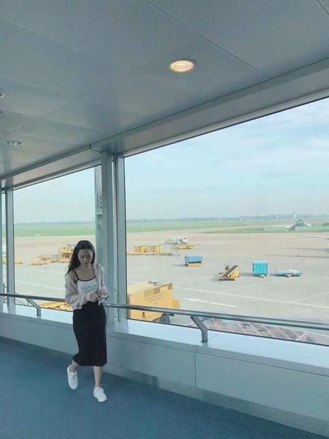 Sét nữ Áo in hình siêu dễ thương Hinh thật up ở cuối
