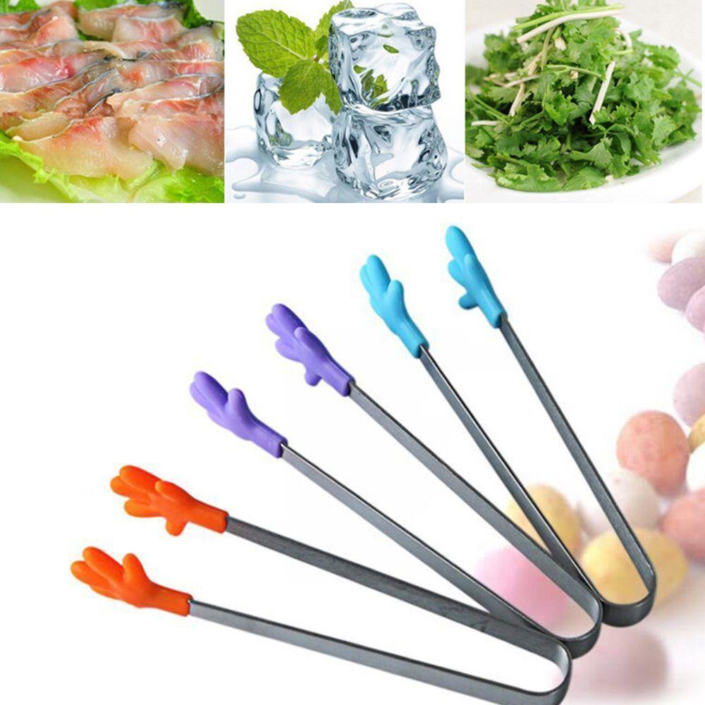[COD] Kẹp Gắp Đá / Thức Ăn Bằng Silicone Chống Trượt Tiện Lợi