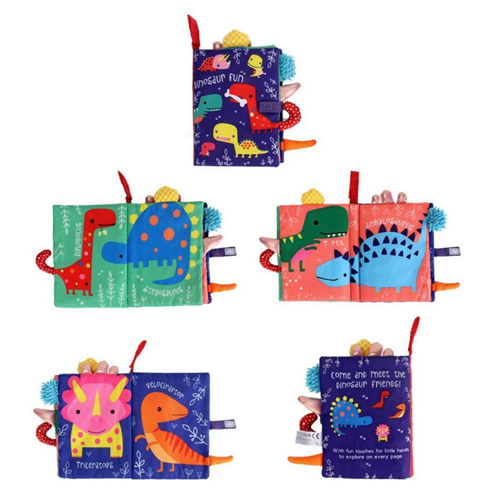 Sách Vải AARON1 Mềm Mại Có Âm Thanh Hình Kỳ Lân Đuôi Dài Giáo Dục Sớm Cho Bé