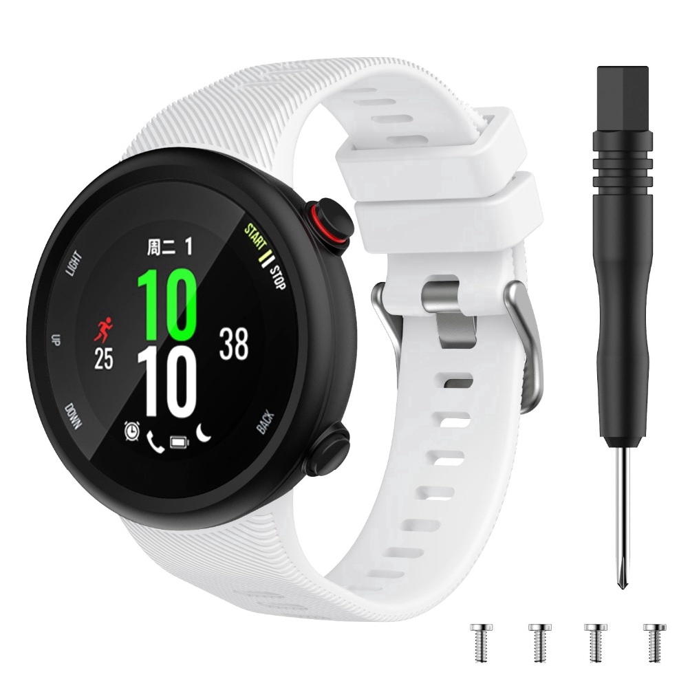 Dây đeo đồng hồ bằng silicone kèm dụng cụ cho Garmin Forerunner 45 45s