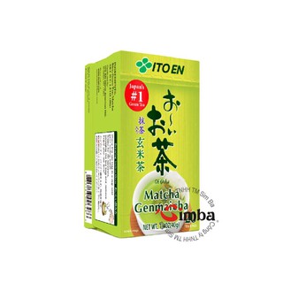 Trà xanh gạo rang túi lọc Ocha Matcha Genmaicha (Itoen) 20 túi