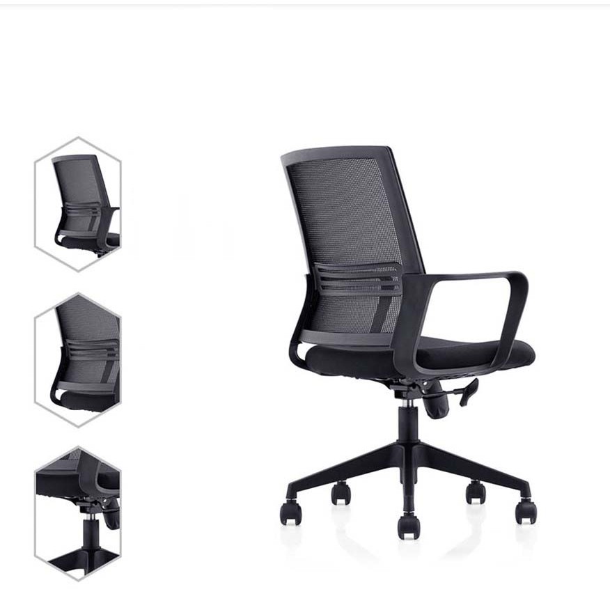 Ghế văn phòng cao cấp giá rẻ có tựa lưng bằng vải lưới siêu bền siêu êm - Ghế làm việc - Spinchair