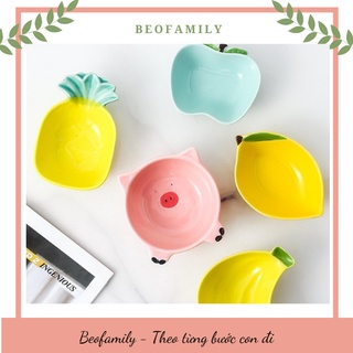 Bát ăn dặm kiểu Nhật, bát decor gốm sứ hình heo 150ml dễ thương -Beofamily