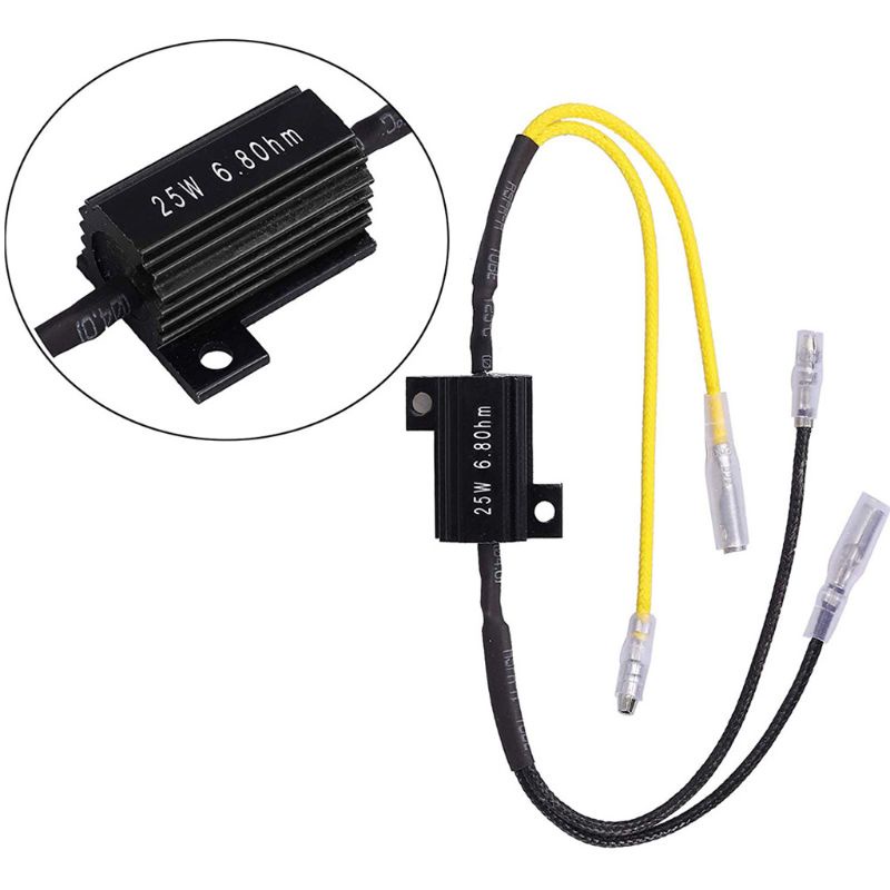Set 2 Điện Trở Kháng Điện Trở 25W Chuyên Dụng Cho Đèn LED Xi Nhan Mini