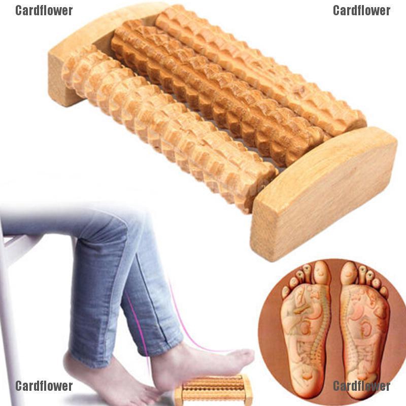 Dụng cụ massage bàn chân bằng gỗ thư giãn tiện dụng