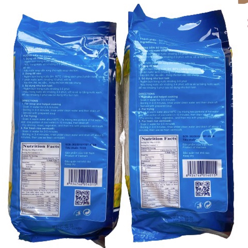 1GÓI  Bún Gạo Sa Đéc, Bún Khô, Bún Tươi Sa Giang , Thơm Tiện Dụng