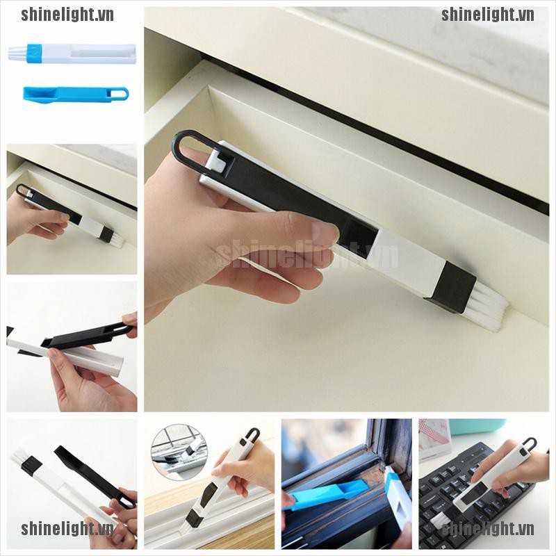 Bàn chải vệ sinh khe rãnh cửa sổ/vệ sinh bàn phím 2 trong 1 tiện dụng