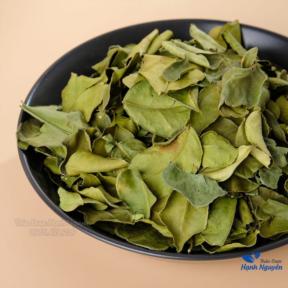 Lá chanh sấy khô 1kg (Gia vị lẩu thái,lá xông giải cảm xả chanh) - Thảo Dược Hạnh Nguyên