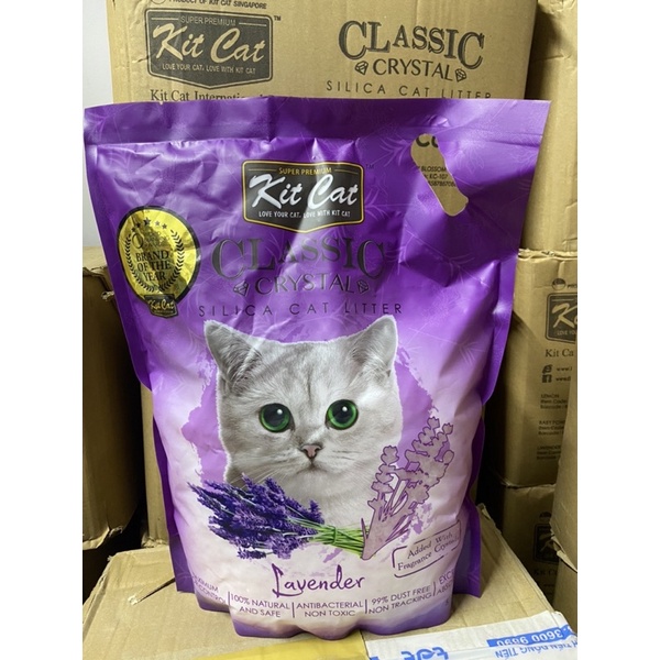 [HÀNG CHÍNH HÃNG]Cát Thuỷ Tinh KitCat Classic 5lít cho Mèo Yêu