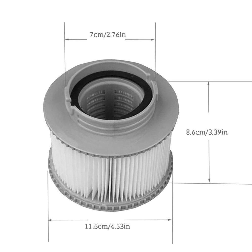 Bộ Lọc Nước Nóng Bơm Hơi Bằng Nhựa HEPA Thay Thế Chuyên Dụng Cho Bể bơi MSPA