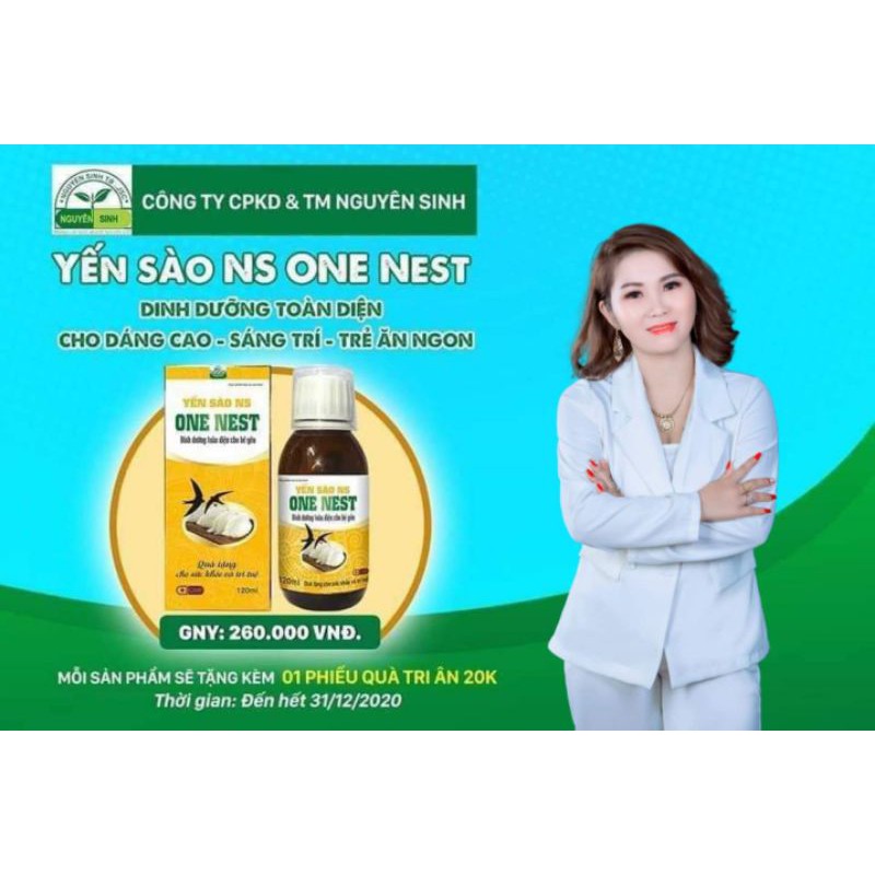 YẾN SÀO ONE NEST.CTY DƯỢC NGUYÊN SINH